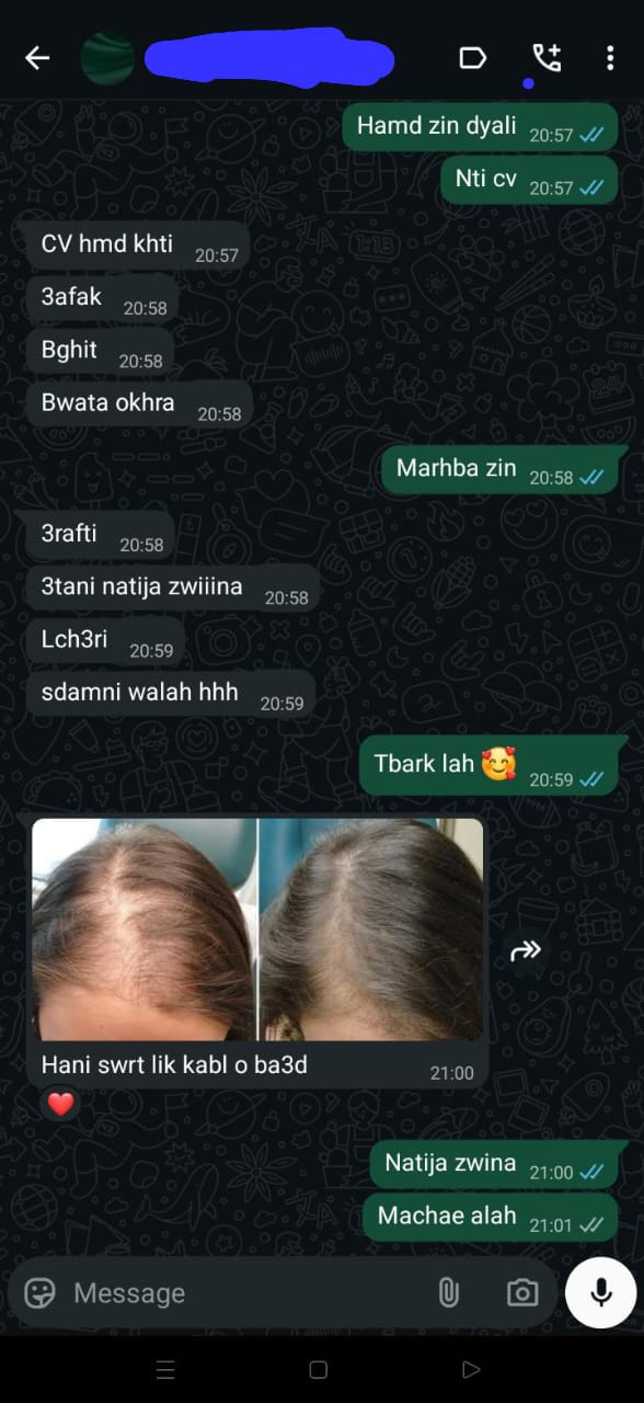 WhatsApp testimonial