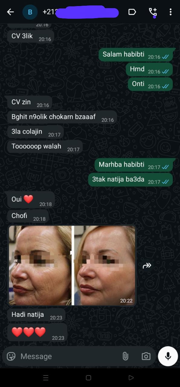 WhatsApp testimonial